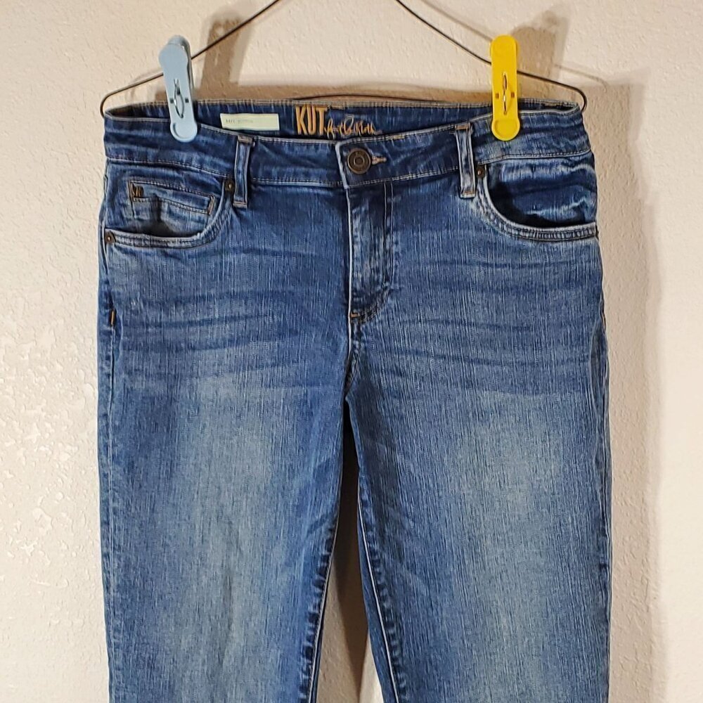 Kut From the Kloth Katy Boyfriend Womens Size 8 Mid-Rise Blue Denim Jeans - Picture 14 of 16